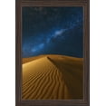 thumbnail image 1 of Desert at Night - Lantern Press Photography (12x18 Giclee Art Print, Gallery Framed, Espresso Wood), 1 of 1