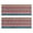 Colorful Geometric Striped, variant on Kitchen Rugs Sets Of 2,Orange Boho Geometric and Plant Pattern Anti Fatigue Kitchen Mat Rugs Non Slip Washable,Decorative Kitchen Floor Mats for Kitchen,Sink,Laundry,17"X47"