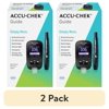 (2 pack) Accu-Chek Guide Glucose Monitor Kit for Diabetic Blood Sugar Testing: Guide Meter, Softclix Lancing Device, and 10 Softclix Lancets
