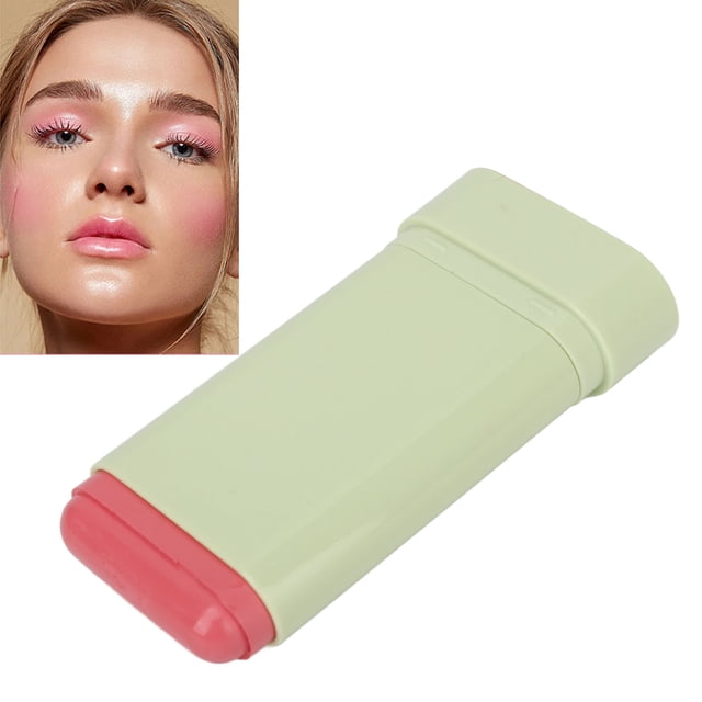 Blush Stick, Cream Blusher High Color Rendering Silky Texture Long Lasting 0.7 Oz Multi Purpose Exquisite Design for Women for Makeup Store