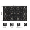 thumbnail image 5 of Black Gothic Sun Moon Star Pattern Door Rugs,Washable Non Slip Door Mats Indoor,Decorative Door Mats,Entry Mat Indoor for Entrance,Bedroom,Kitchen,Bathroom,17"x30", 5 of 6