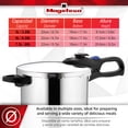 thumbnail image 3 of Magefesa Favorit 6.3-Quart Stainless Steel Stovetop Pressure Cooker, 3 of 9