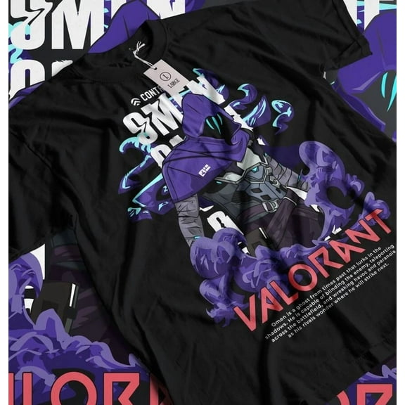 Omen Valorant Inspired Tee, Unisex Shirt, Valorant T-shirt, Computer Game Shirt,