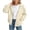Beige, variant on fatyb Kids Full Zip up Hoodies Boys Girls Long Sleeve Hooded Jacket Casual Sweatshirt Outwear with Pockets