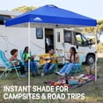 thumbnail image 3 of EAGLE PEAK 8 x 8 Pop Up Canopy Tent Instant Outdoor Canopy Easy Set-up Straight Leg Folding Shelter, 3 of 10