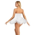 thumbnail image 3 of Alvivi Women Ballet Dance Leotard Tutu Dress Ballerina Swan Lake Costumes Performance Dancewear Ivory 3XL, 3 of 6