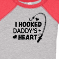 thumbnail image 4 of Inktastic I Hooked Daddy's Heart with Fishing Rod Boys or Girls Baby Bodysuit, 4 of 5
