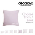 thumbnail image 2 of Deconovo Throw Pillow Cover Burlap Linen Pillowcases Pillow Sham Decorative Cushion Cover for Couch 22 x 22 inch Pink Set of 4, 2 of 4