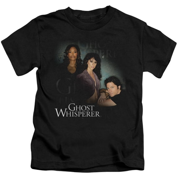 Ghost Whisperer Diagonal Cast Youth 18/1 T-Shirt Black