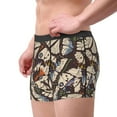 thumbnail image 4 of Balery Vector Butterflies Men's Boxer Briefs, Soft and Breathable Cotton Underwear with nylon Waistband-XX-Large, 4 of 9