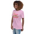 thumbnail image 3 of Birthday Girl Shirt Women's Relaxed T-Shirt, Women Tshirt Graphic,  Women T Shirts Short Sleeve  (Heather Prism Lilac, XL), 3 of 6
