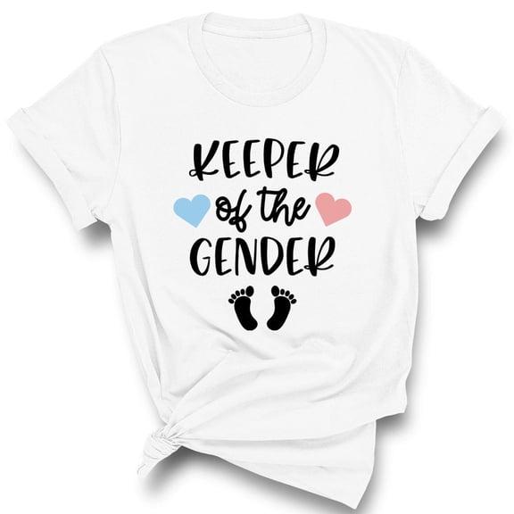 Keeper of the Gender Shirt Unisex Large White