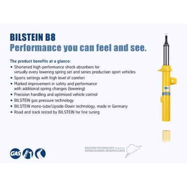 Bilstein B8 1976 Porsche 911 Turbo Carrera Front 36mm Monotube Strut Insert main image 0