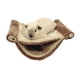thumbnail image 1 of Hamaca colgante para animales pequeños Bling Bling cama suave y cálida doble capa color café, 1 of 10