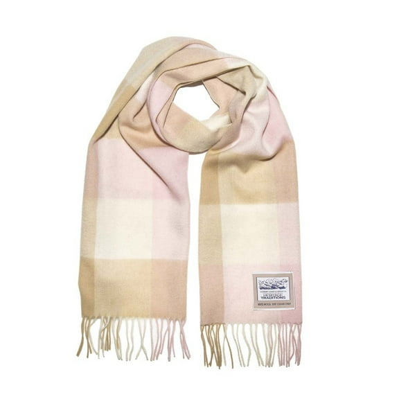 Heritage Traditions - Camel Rose Brushed Woolen Scarf