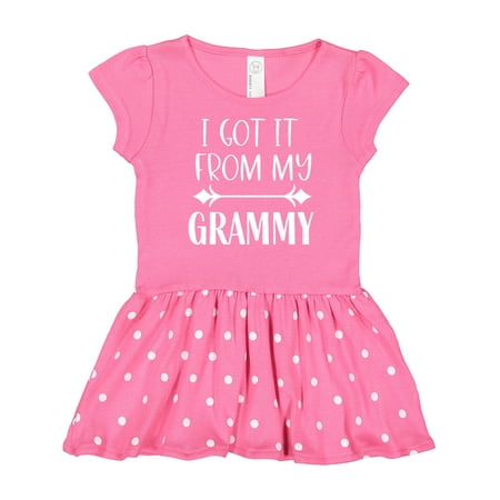 

Inktastic I Got It from My Grammy Gift Baby Girl Dress