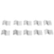 thumbnail image 5 of Door Hinges Durable Iron Material Safe Reliable Cabinet Hinges Long Service Life for Suitcases for DIY Wooden Box for Wardrobes ANGGREK Otros, 5 of 8