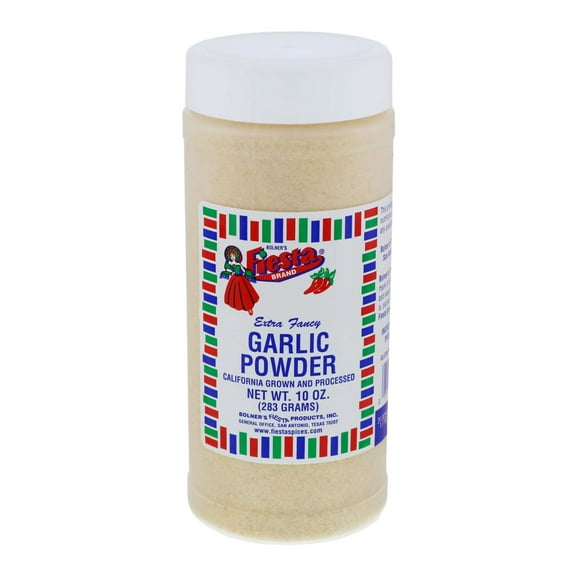 Pack Of 2 Bolner's Fiesta Garlic Powder, 11 oz (Package May Vary)