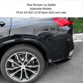 thumbnail image 3 of Akozon 1 Pair Rear Bumper Lip Splitter, Stylish Look Rear Bumper Lip Diffuser Splitter for X4 G02 LCI M Sport 2022 and Later, 3 of 7