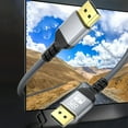 thumbnail image 2 of Reliability 8K DisplayPort Cable Ensures Smooth Video Playback With 60Hz Refreshes Rate And Triples Shielding Design, 2 of 8