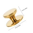 thumbnail image 2 of unbranded 4Ud Mango Dorado Para De Olla Asa Anticalor Cocina Accesorio Universal, 2 of 7
