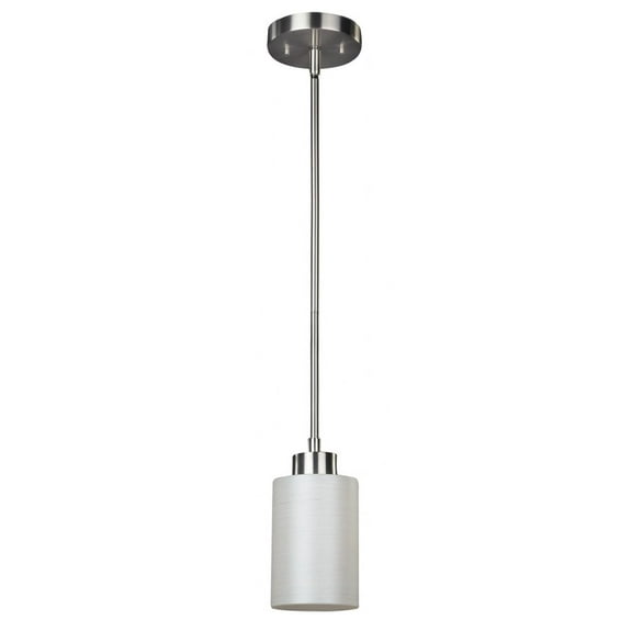 CANARM LTD. IPL359A01BPT Margo 1 Bulb Mini Pendant Light, Brushed Pewter