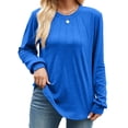 thumbnail image 4 of Towmus Womens Sweaters Dressy Pleated Womens Tunic Tops Casual Blouses Fashion Long Sleeve Shirts for Women, 4 of 6