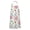 Pioneer Flower Floral, variant on Pioneer Flower Floral Print Pattern Apron for Women and Men, Cotton Linen Waterproof with Pockets, Adjustable, 33x27 Inch for Kitchen, Gardening, BBQ, Salon