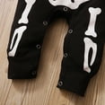 thumbnail image 5 of Baby Boy Girl Halloween Outfit Skeleton Long Sleeve Romper Jumpsuit Cute Halloween Baby Costume Newborn Infant Fall Clothes, 5 of 7