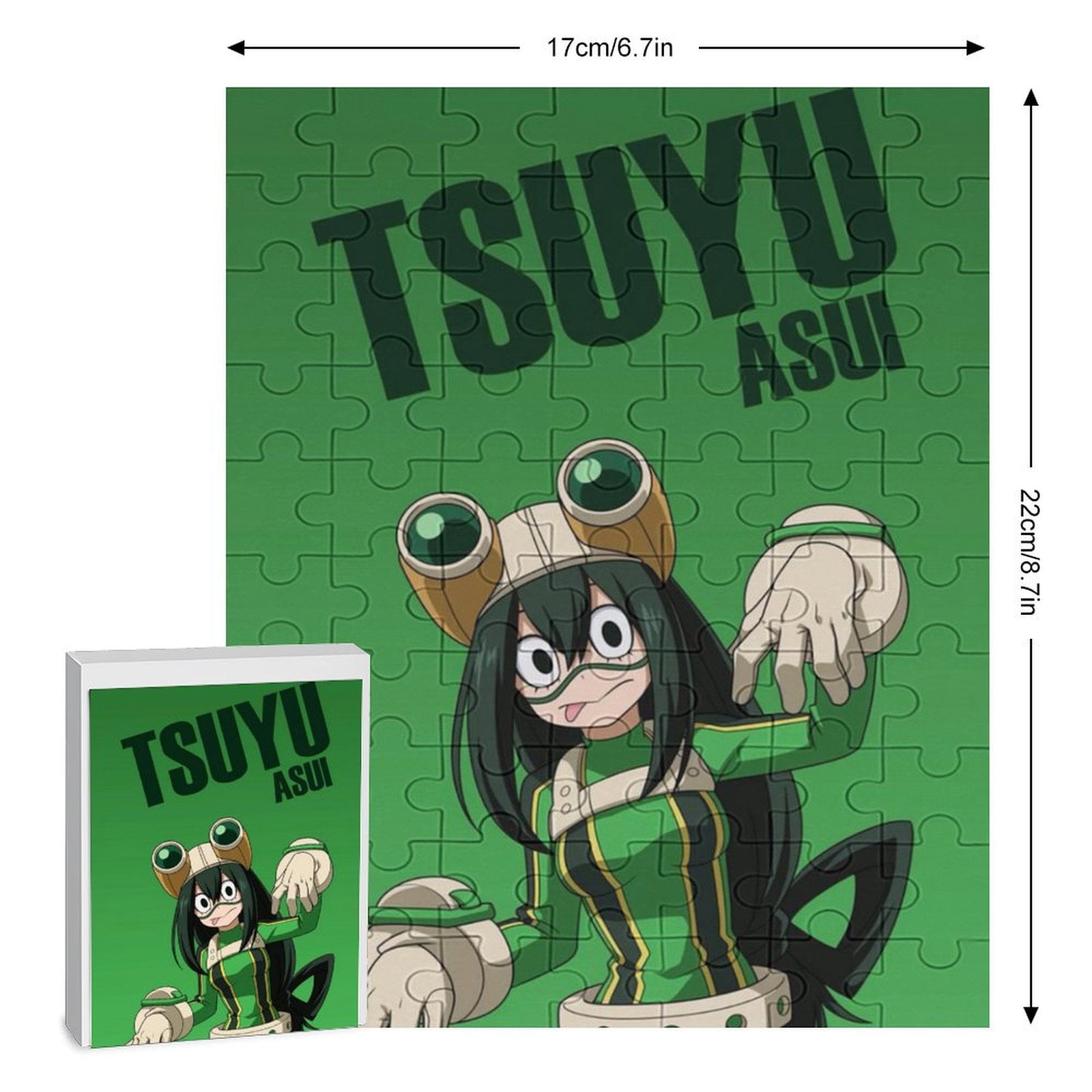 Tsuyu Asui Jigsaw Puzzle, Wood Puzzles Adult, 1000 PCS Jigsaw