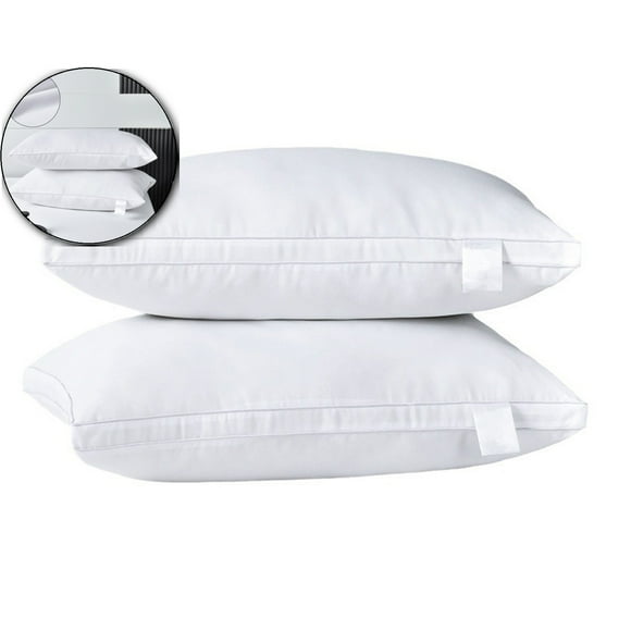 Dvruxg Pillow Core 29x18.9 in – Breathable Microfiber Fill, Soft & Supportive Non-Collapsing Bed Pillow Insert for Back, Side, Stomach Sleepers