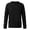 Black, variant on Bigetiay Boys Long Sleeve Swim Shirt Solid Color Summer Beach Sun Rash Guard Kids, Size 7-8 Years