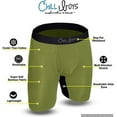 thumbnail image 3 of Chill Boys Bamboo Boxer Briefs-Breathable Bamboo Boxers. Soft Anti Chafing Mens Underwear, 3 of 7