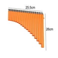 thumbnail image 2 of Flute 18 Pipes Panpipe Music Wind Instrument &Bag for Beginners Student，Gift Idea For Beginner Musician, 2 of 5