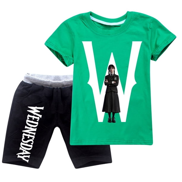 Disfraz de carnaval para niñas, novedad de verano 2023, camisetas y pantalones cortos de manga corta, trajes para niños de 3 a 15 años zhangyuxiang LED