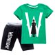 thumbnail image 1 of Disfraz de carnaval para niñas, novedad de verano 2023, camisetas y pantalones cortos de manga corta, trajes para niños de 3 a 15 años zhangyuxiang LED, 1 of 2