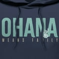 thumbnail image 2 of Men's Lilo & Stitch Bold Ohana means Family Pull Over Hoodie Navy Blue 2X Large, 2 of 4