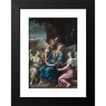thumbnail image 2 of Lorenzo Gramiccia 11x14 Black Modern Framed Museum Art Print Titled - The Virgin Mourning at the Tomb (1764), 2 of 5