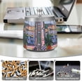 thumbnail image 6 of Yayeee Ashtray with Lid for Cigarette Smokeless Stainless Steel Home Ash Holder, Green Boat, 6 of 7