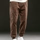 thumbnail image 1 of Pantalones largos para hombre, estilo casual, con cintura elástica y bolsillos, a la moda para exteriores, 1 of 6