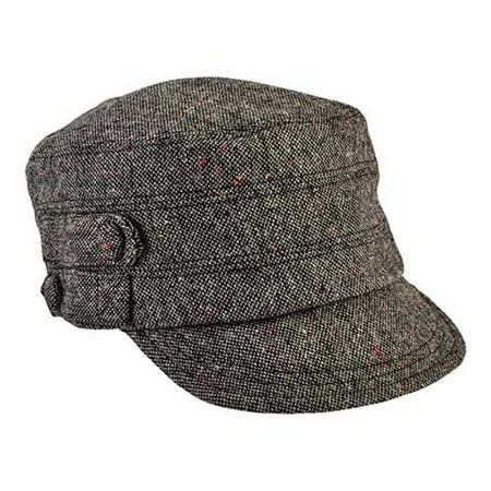 Women's San Diego Hat Company Cadet Speckled Tweed Newsboy Cap CTH8063
