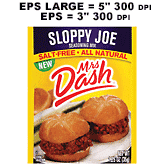 Dash Seasoning Mix, Sloppy Joe, 1.25 oz