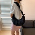 thumbnail image 2 of Bolso tote de nube para mujer, bolsos para axilas de moda de verano, bolso de hombro sólido (negro), 2 of 6