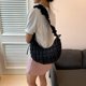 thumbnail image 2 of Bolso tote de nube para mujer, bolsos para axilas de moda de verano, bolso de hombro sólido (negro), 2 of 7