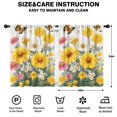 thumbnail image 2 of Blackout Kids Curtains,Flowers and Butterflies Childrens Insulated Curtains Set Of 2,Bedroom Essentials,Toddler Room Decor 42x54in(106x137cm), 2 of 4