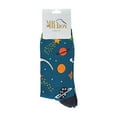 thumbnail image 2 of Mens Solar System Space Socks | Mr Heron | Novelty Stars Galaxy Planets Patterned Bamboo Socks, 2 of 2