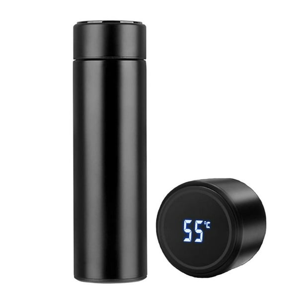 Botella de agua Locckmy con pantalla LED de temperatura de 500 ml