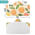 thumbnail image 4 of Yayeee Kids Hooded Towels Toddler Soft Absorbent Beach Bathing Wrap 50" x 23.5", Beige Citrus Leaves, 4 of 5