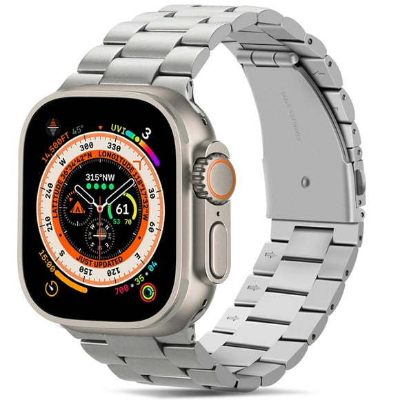 Correa de reloj Tasikar de acero inoxidable para Apple Watch Ultra de 49 mm