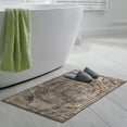 thumbnail image 2 of Yuma Indoor/Outdoor Brown Farmhouse Medallion 1'8" x 2'6" Non-Skid Accent Rug, 2 of 8